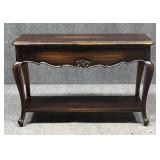 Wood Console w/ Two Drawers