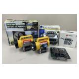Emergency Radio, Lanterns, Battery Fan etc.