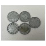 V Nickels/ 5 pc