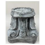 Plaster Painted Pedestal