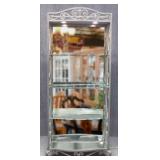 Lighted Metal & Glass Display Cabinet / Etagere