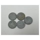 Liberty V Nickels/ 5 pc