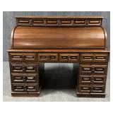 Roll Top Desk w / Marble Inset