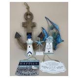 Nautical Home Decor / 7 pc