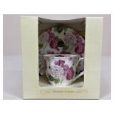 Gracie China Tea Cup & Saucer Set - NIB