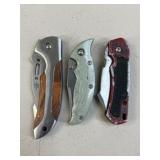 Pocket Knives/ 3 pc