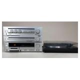 Kenwood Audio System & Pioneer Turntable / 4 pc