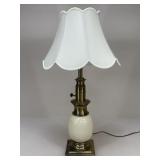 Stiffel Brass & Porcelain Lamp