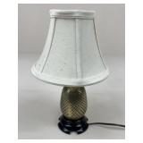 Metal & Wood Lamp w/ Shade