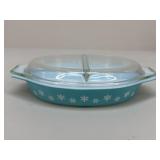 Vintage Pyrex Double-Sided Casserole Dish w/ Lid