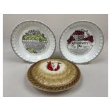 Pie Dishes/ 3 pc
