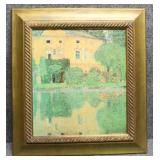 Gustav Klimt "Atlersee IV" print on Canvas