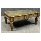 Theodore Alexander Coffee Table w / Glass Top