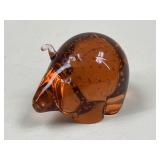 Art Glass Pig