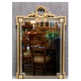 Neoclassical Revival Gilded Frame-Beveled Mirror