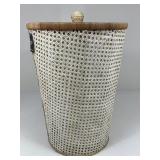 The Container Store Albany Rattan Can Hamper