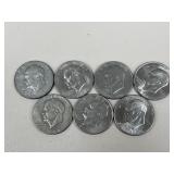 Eisenhower Dollar Coins/ 7 pc