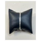 Sterling Silver & Diamond Bracelet