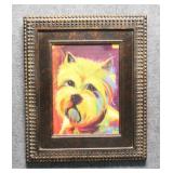 "Dog" Original Painting on Canvas Unsigned