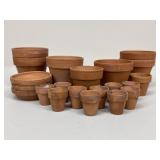 Terracotta Planters / 21 pc