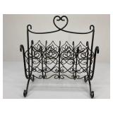 Wrought Iron Magazine Rack