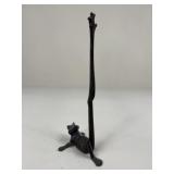 Cast Iron Frog Papertowel Holder
