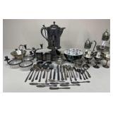 Vintage Silver-Plate Assortment / 44 pc
