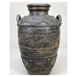 Large Decorative Clay Vase