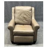 Leather Power Recliner Arm Chair