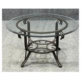 Metal & Glass Coffee Table