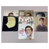 Vintage Buddy Holly Vinyl Records|7 pc