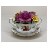 Royal Albert Porcelain Cup Of Soup Bouquet