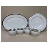 Royal Doulton Pure Platinum China|14 pc