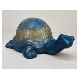 Painted Terracotta Tortoise Garden Statue