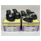 Sz 6M Brighton Heeled Sandals / 2 pair