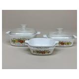 CorningWare "Spice Of Life" Casserole Dishes|4 pc