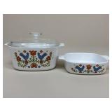CorningWare "Country Festival" Bakeware / 2 pc