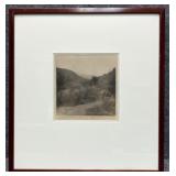 Black Cactus, Road to Oaxaca S/N Print by B. Riley