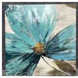 Enhanced Floral Print on Canvas