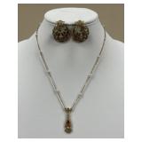 The Nostalgia Collection Earrings & Necklace Set