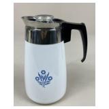 Corning Ware "Blue Cornflower" Percolator