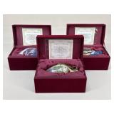 Neï¿½Qwa Art Glass Ornaments|3pc