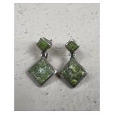 Sterling Silver Earrings w/ Stones