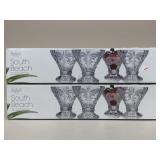 Shannon Crystal "South Beach" Dessert Cups|8pc