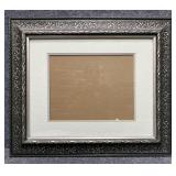 Open Frame with Mat & Glass