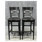 Pair of Ethan Allen Bar Height Barstools