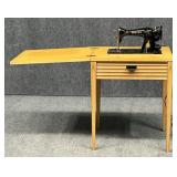 Singer Sewing Machine & Table
