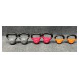 Bintiva Assorted Kettelbell Weights / 6 pc