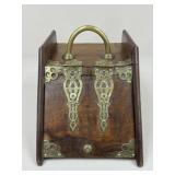 Wooden Victorian Coal Scuttle