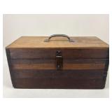 Vintage Wooden Tool Box